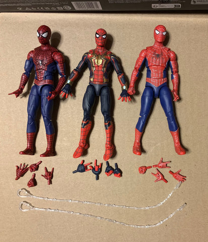 (Open box) Marvel Legends Spiderman 3 pack