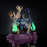 Pre-Order - Masters of the Universe Masterverse Skeletor with Havoc Throne & lite-up torches (Fan channel exclusive)