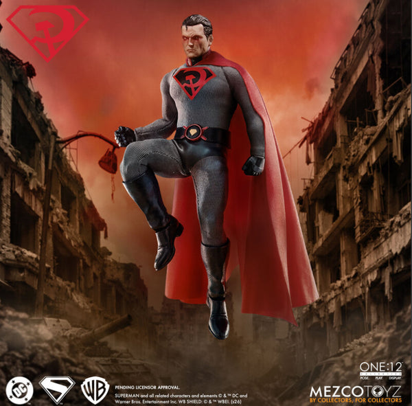 Pre-Order (Deposit) - Mezco One12 Superman Red Son Edition figure