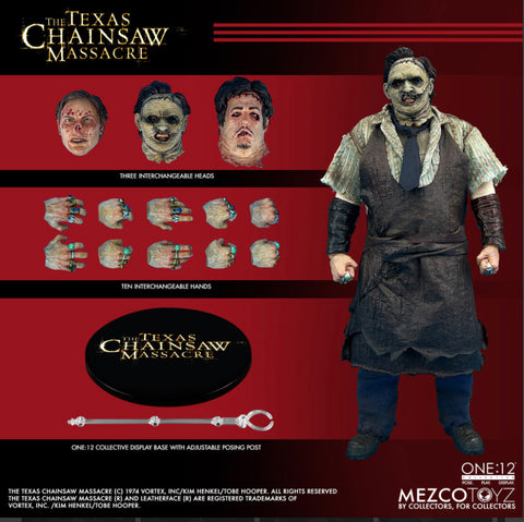 Pre-Order (Deposit) - Mezco One12 Leatherface (2003) 6-Inch Figure