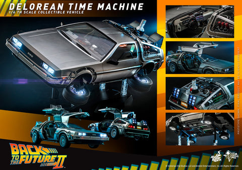 Hot Toys 1/6 Scale DELOREAN TIME MACHINE (Brand new sealed box)