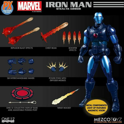 Mezco One:12 Stealth Iron Man
