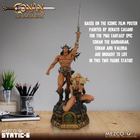 Pre-Order (Deposit) - Mezco Conan the Barbarian (1982) Static Six 25" Statue