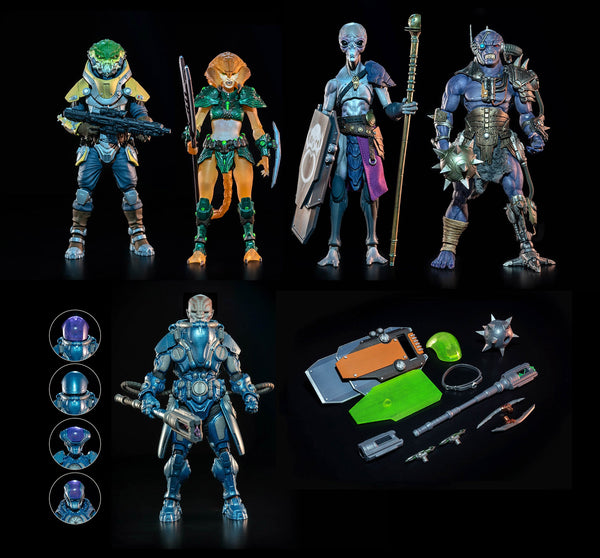 Cosmic legions 2体セット Cosmic Legions Wave 2 All-In (5 Figure Set & Weapons Pack