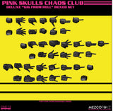 Mezco One12 Pink Skulls Chaos Club Deluxe ‘Gig From Hell’ Boxed 3 figure Set