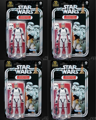 (4 pack) Star Wars Black Series George Lucas 6-Inch Stormtrooper