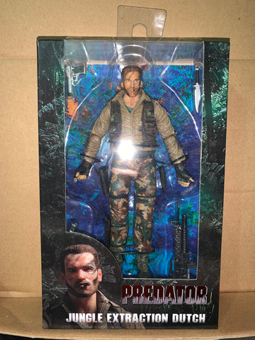 Non-Mint box / sloppy paint job on eyes (See pic) 
Predator 30th Anniversary - Jungle Extraction Dutch Figure