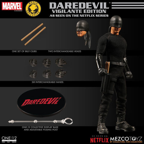 (New) Mezco One12 Exclusive Netflix Vigilante Daredevil