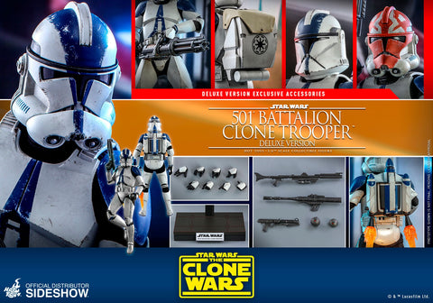 Hot Toys 501ST BATTALION CLONE TROOPER (DELUXE) 1/6 scale figure