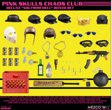 Mezco One12 Pink Skulls Chaos Club Deluxe ‘Gig From Hell’ Boxed 3 figure Set