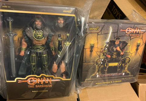 Super7 Conan Figure + throne