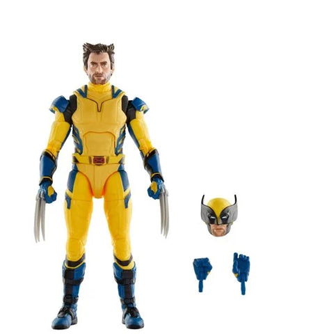Marvel Legends Build A Figure Collection Red Hulk Series 6 Inch Tall Action Figure - Wolverine in Yellow Costume Plus Red Hulk's Right Arm Marvel Legends Build A Figure Collection Red Hulk Series 6 Inch Tall Action Figure - Wolverine in Yellow Costume Plus Red Hulk's Right Arm