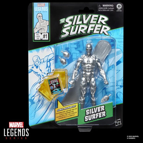 Pre-Order (deposit) - Marvel Legends Retro Silver Surfer 6-Inch Figure