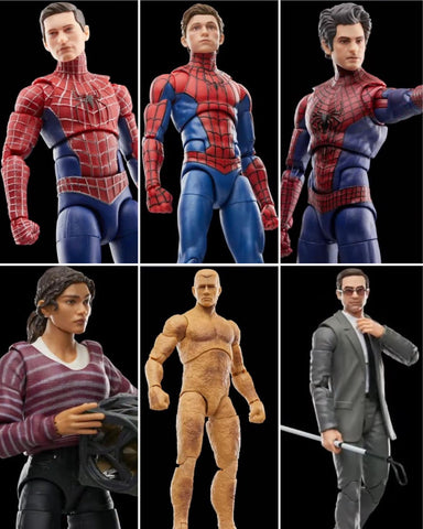 Ships next week - Marvel Legends Spiderman No Way Home Wave (6 figure set)