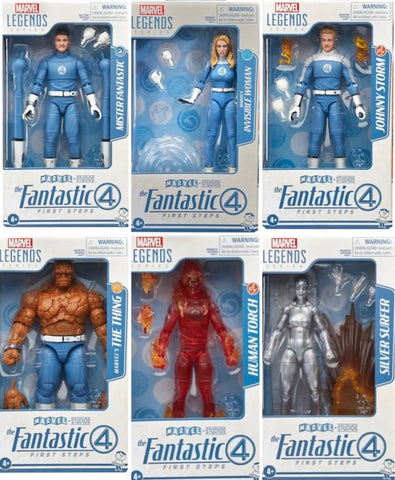 Pre-Order (Deposit) - Marvel Legends Fantastic Four First Steps Wave (6 Figure Set)