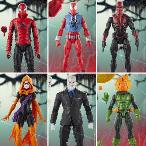 Marvel Legends Spiderman Retro wave 2024 (6 Figure Set)