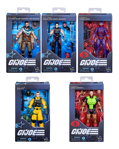 Pre-Order (deposit) - GI Joe Classified Wave 17 (5 Figure Set)