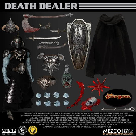 (Open box / never displayed) Mezco One12 Death Dealer 6-Inch Figure