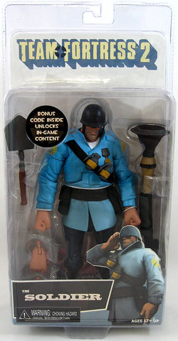 NECA Team Fortress 2 Blue Soldier figure