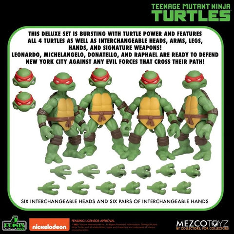 Mezco 5 Points 3.75” TMNT Box Set