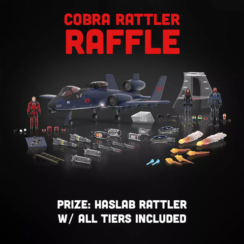 1x Raffle Entry - HASLAB Cobra Rattler complete set