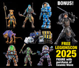 Cosmic Legions: OxKrewe: Book One, Thraxxon (All-In Set) w/ Bonus Crossroads Warrior Figure!