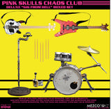 Mezco One12 Pink Skulls Chaos Club Deluxe ‘Gig From Hell’ Boxed 3 figure Set