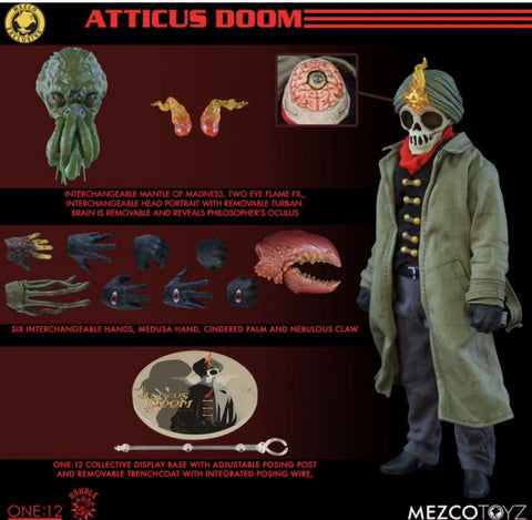 (New / never opened) Mezco One12 Atticus Doom exclusive version