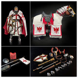 Templar Bundle - Mythic Legions Sir Enoch + Deacon Horse (2 Figure Set)