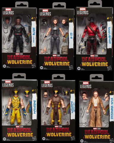 Pre-Order (deposit) - Marvel Legends Deadpool & Wolverine Wave 2 (6 Figure Set)
