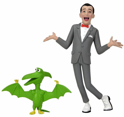 NECA Pee-wee Herman Toony Classic Pee-Wee & Pterri 5” figure