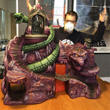 (NON-MINT BOX) S7 Masters of the Universe Snake Mountain Playset