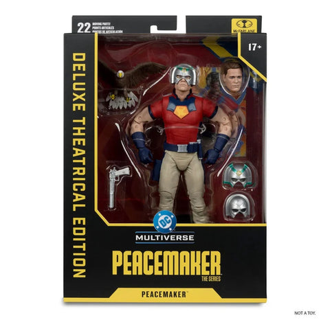McFarlane Toys DC MULTIVERSE DELUXE THEATRICAL EDITION WAVE 2 PEACEMAKER: THE SERIES PEACEMAKER 7-INCH FIGURE