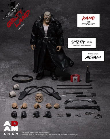 Pre-Order (Deposit) - Adam Toys 1/12 Gilty Land: A Galaxy of Talents Postman KANE figure