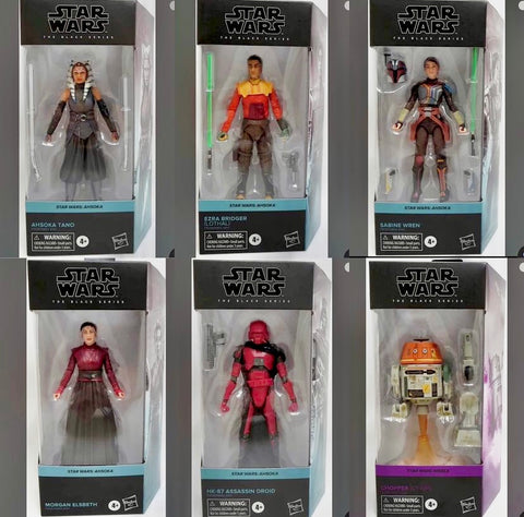 Pre-Order - Star Wars Black Series Ahsoka Show wave (6 Figure Set)