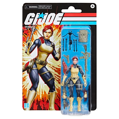 GI Joe Classified Retro Scarlett 6-Inch Figure