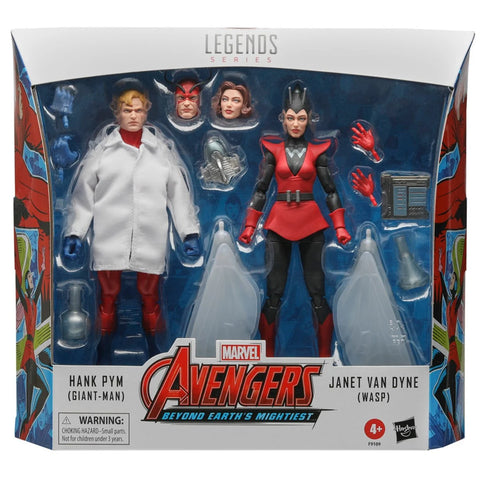 Pre-Order (deposit) - Marvel Legends Series Hank Pym (Giant-Man) and Janet Van Dyne (Wasp) 6-Inch Action Figure 2-Pack