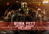 Hot Toys 1/6 scale Boba Fett (Repaint Armor) And Throne