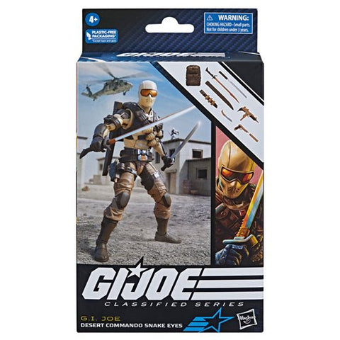 GI Joe Classified Desert Commando Snake-Eyes 6-Inch Figure
