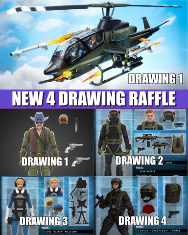 (4 Drawing Raffle) Haslab GIJoe Classified DragonFly