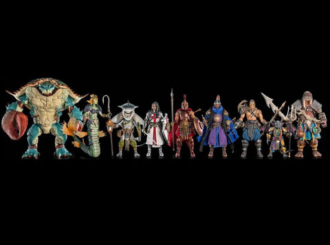 Pre-Order (deposit) - Mythic Legions Dawns of Discovery All-In Set (9 Figures + Accessory pack)
