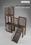 TWTOYS TW1907C Combo Set - 1/12 scale Steel Stairs & Platform w/ Ladder
