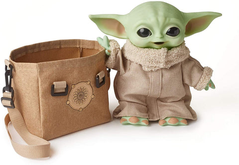 Mattel Star Wars The Child Plush Toy with talking sound effects and Carrying Satchel