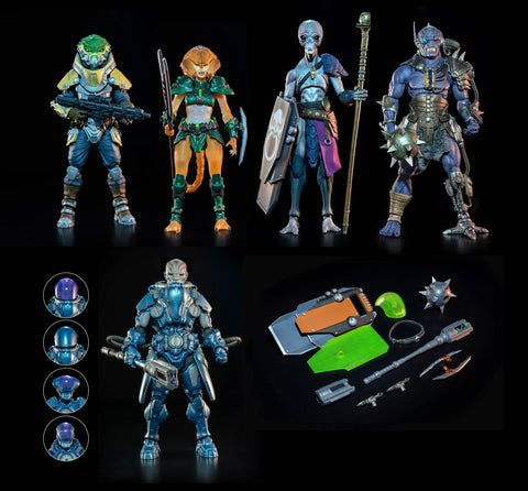 Pre-Order - Cosmic Legions Wave 2 All-In (5 Figure Set & Weapons Pack)