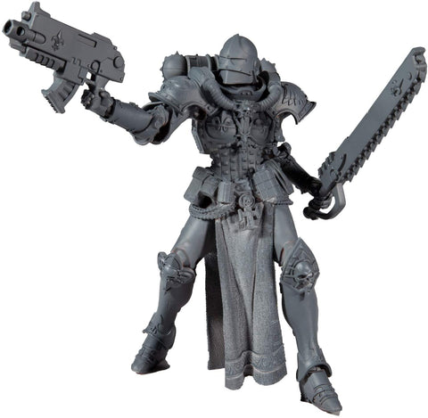 McFarlane Toys Warhammer 40,000 (Grey AP) Adepta Sororitas BattleSister 7" Action Figure