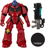 McFarlane Toys Warhammer 40,000 Blood Angel Primaris Space Marine Hellblaster  7" Action Figure