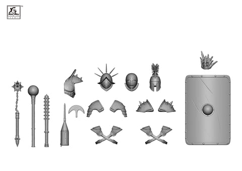 Combatants Wave 3 Quartermaster Kit B (GREY)