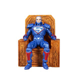 DC Multiverse Lex Luthor Blue Power Suit w/ Throne