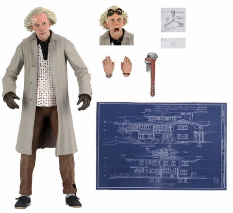 Neca Back to the Future Doc Brown 7" Ultimate Action Figure