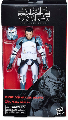 (dented box) Star Wars Black Series 6" Clone Commander Wolffe